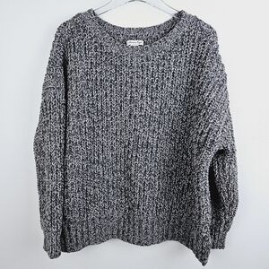 American Eagle Two-Tone Gray Sweater NWT
